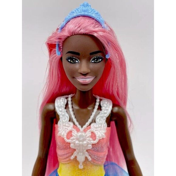 Mattel Other - Barbie Dreamtopia African American Royal Princess Doll Pink Hair